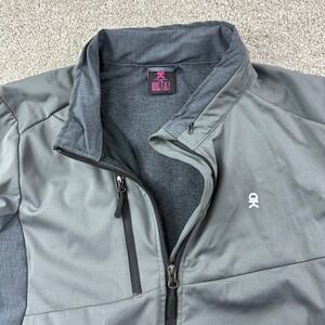 DK little Donkey Andy Womens XL Gray Full Zip Reflective Jacket Lightweight
